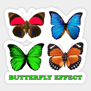 Butterfly effect Sticker